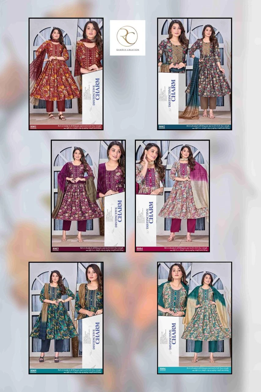 Rc Videshi Printed Modal Kurti With Bottom Dupatta Catalog
